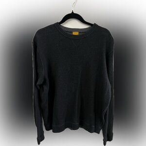 🧥✨ Tailor Vintage Men’s Reversible Charcoal Crewneck Sweater ✨🧥